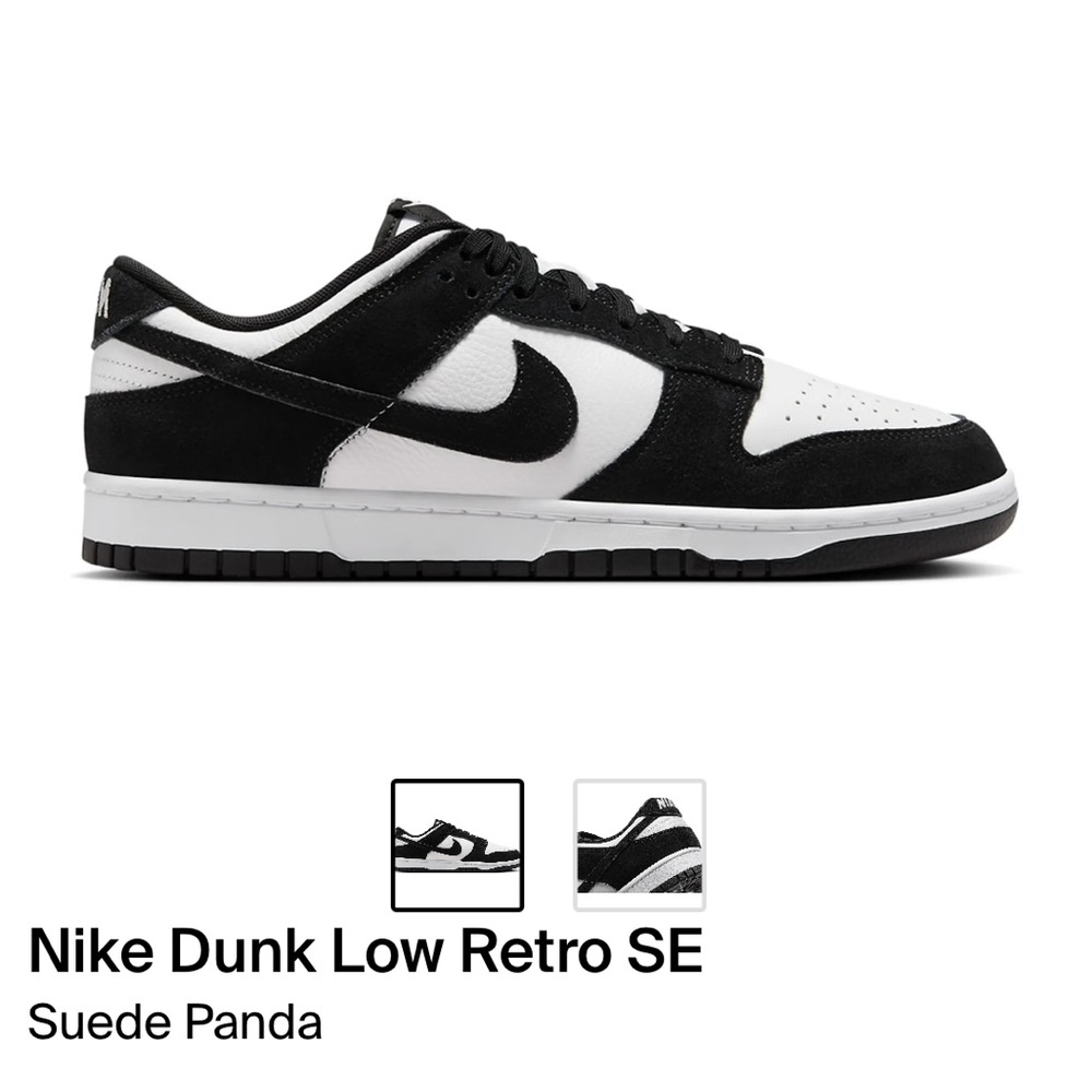 Nike Dunk Low Retro SE ‘Suede Panda’